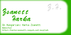 zsanett harka business card